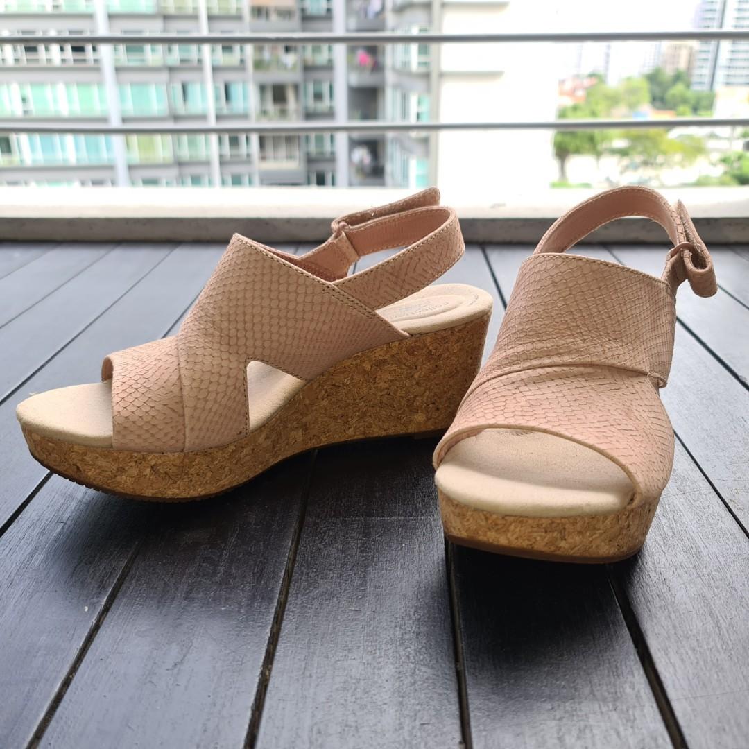 Clarks annadel sky wedge sandal sale