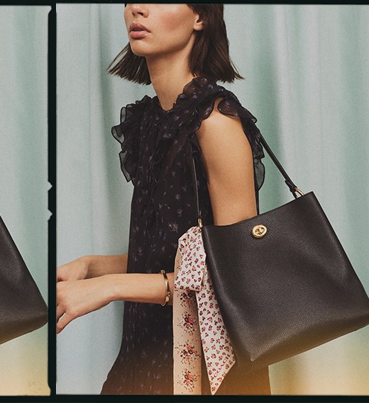 Coach charlie leather bucket bag store