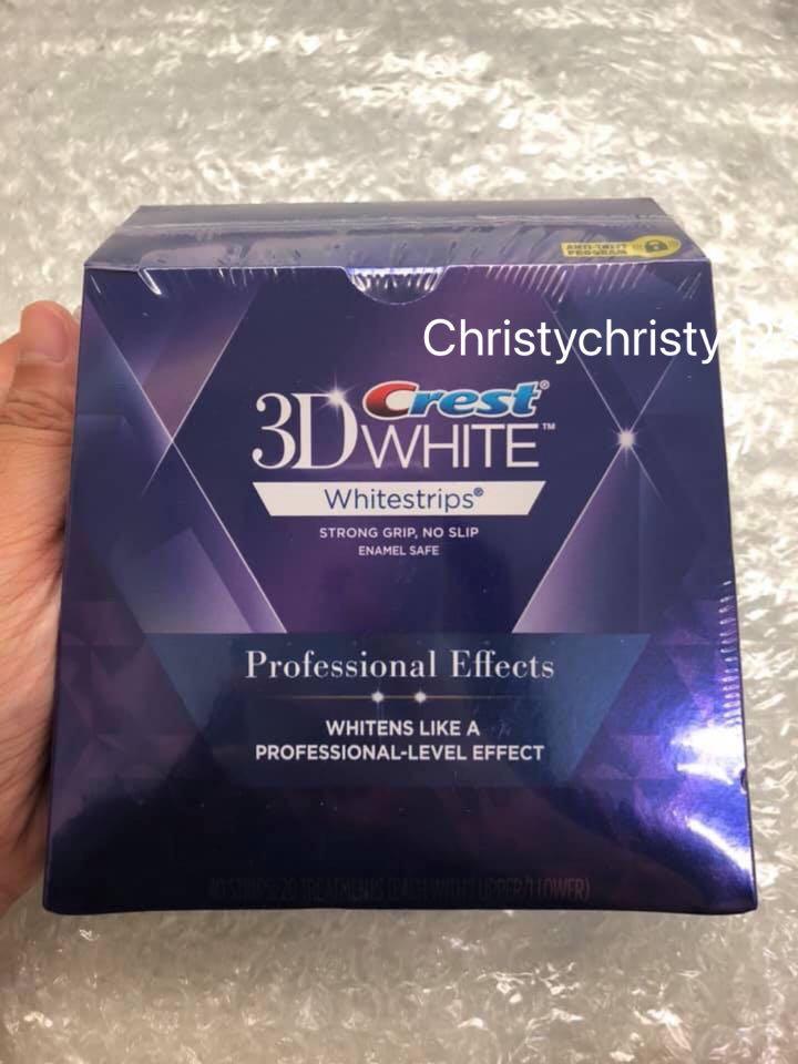 大盒40片) ~Crest 3D White 專業型深層美白牙貼(Crest 3D White Strips