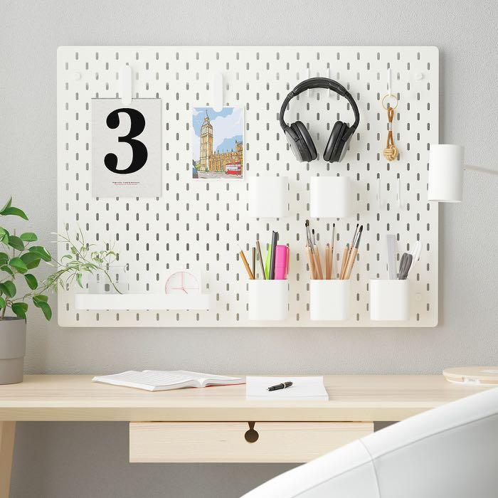 Daiso SKADIS (Wall Pegboard), Furniture & Home Living, Home Improvement