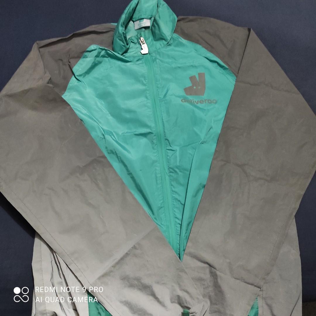 Deliveroo raincoat, Men's Fashion, Coats, Jackets and Outerwear on ...