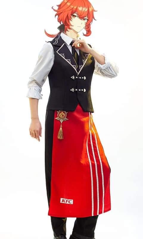 ????KFC Diluc Ragnvindr Cosplay/Costume Set - Genshin Impact Online Video Game????, Hobbies & Toys, Collectibles & Memorabilia, J-pop on Carousell ????KFC Diluc Ragnvindr Cosplay/Costume Set - Genshin Impact Online Video Game????, Hobbies & Toys, Collectibles & Memorabilia, J-pop on Carousell