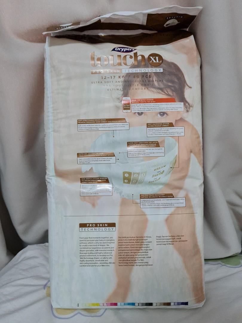 Drypers Touch XL (Category: Diapers & Baby Wipes) located in Singapore. Submitted by petitecute (Listing ID 1104367708, Image 2). Description: Selling cos child need to start potty training in sch..
