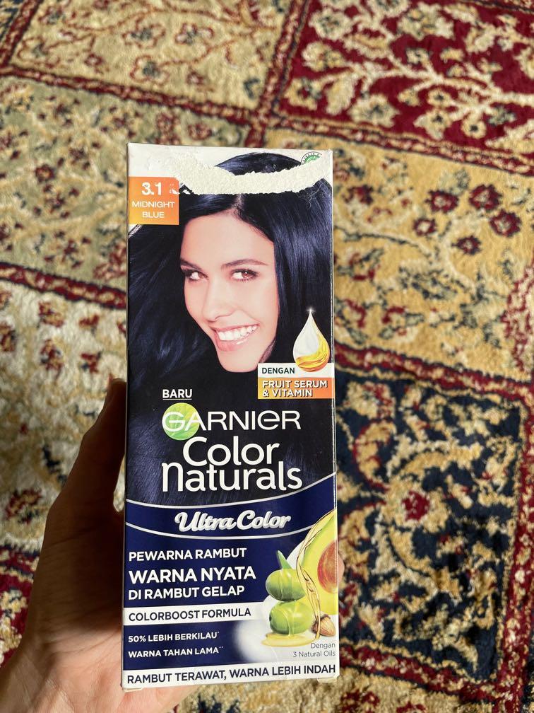 Garnier Hair Color Midnight Blue, Beauty & Personal Care, Hair on Carousell