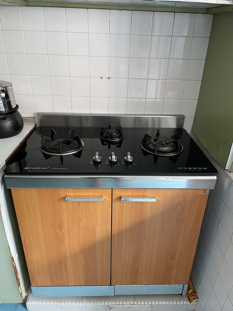 gas stove countertop
