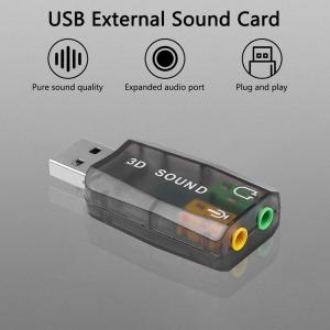 (歡迎消費券)GC-SYSTEM USB 5.1聲道音效卡 USB TO 3.5mm