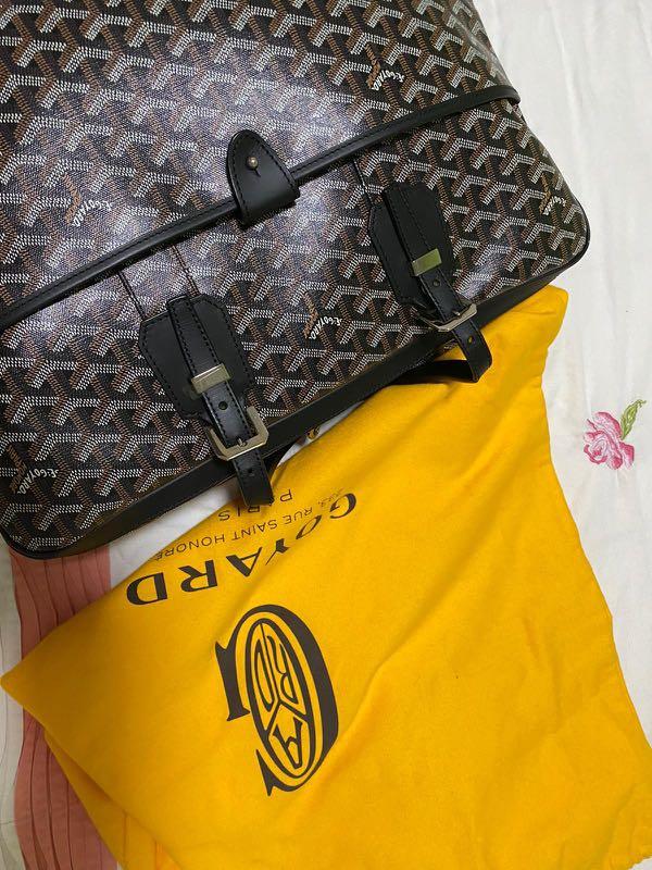 Goyard Ambassade Mm Business Brief Travel Case Red Messenger Bag
