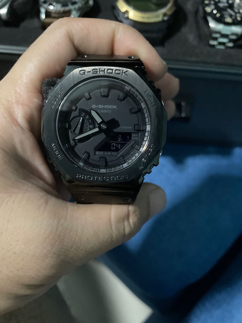 G-shock 2100 black out, Men's Fashion 