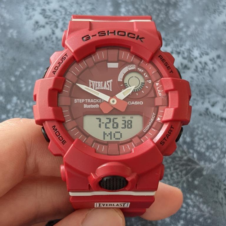 G Shock X Everlast Gba800 Casio Step Tracker 2019 Limited Edition Gba 800el 4a Made In Japan Luxury Watches On Carousell