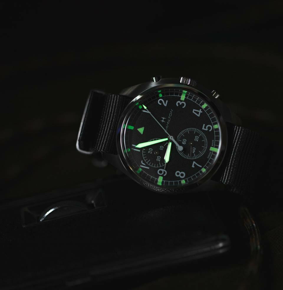 Hamilton Khaki Aviation Pilot Pioneer Chrono