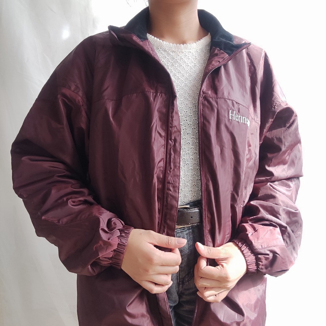 HENNESSY MAROON FLIGHT JACKET, Men's Fashion, Coats, Jackets and