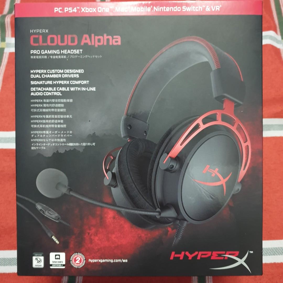 Hyperx Cloud Alpha Gaming Headset Audio Headphones Headsets On Carousell Hyperx Cloud Alpha Gaming Headset Audio Headphones Headsets On Carousell