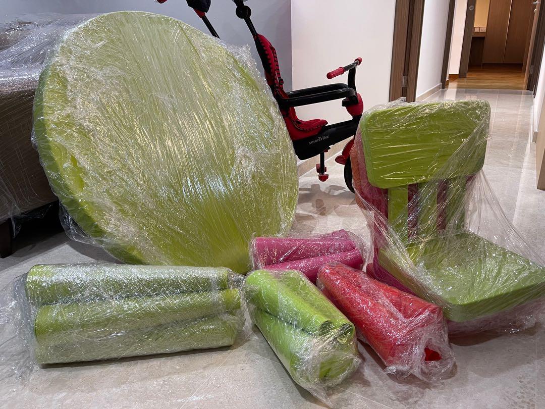 IKEA children round table and 3 chairs, Babies & Kids, Baby Nursery