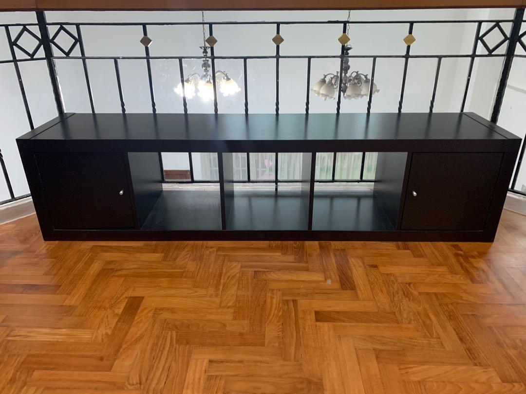 Ikea kallax 5 cube with doors 20, Furniture & Home Living, Furniture