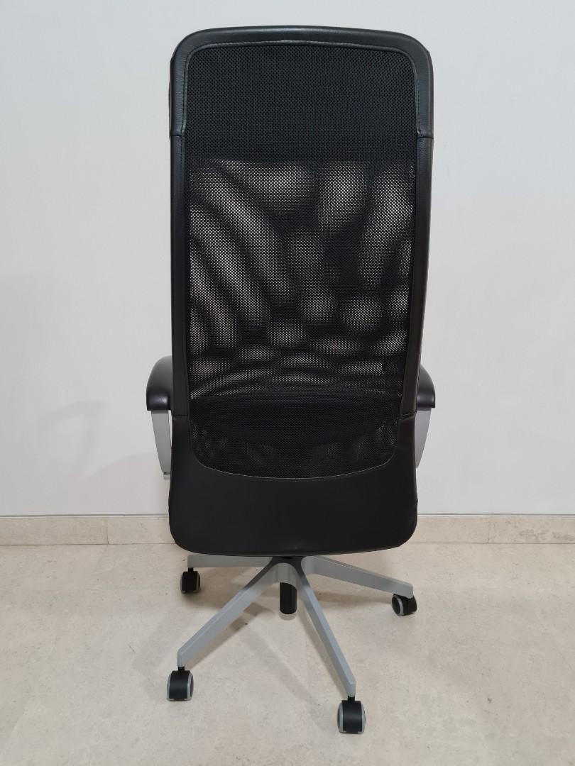 IKEA MARKUS Leather Ergonomic Office chair, Furniture & Home Living