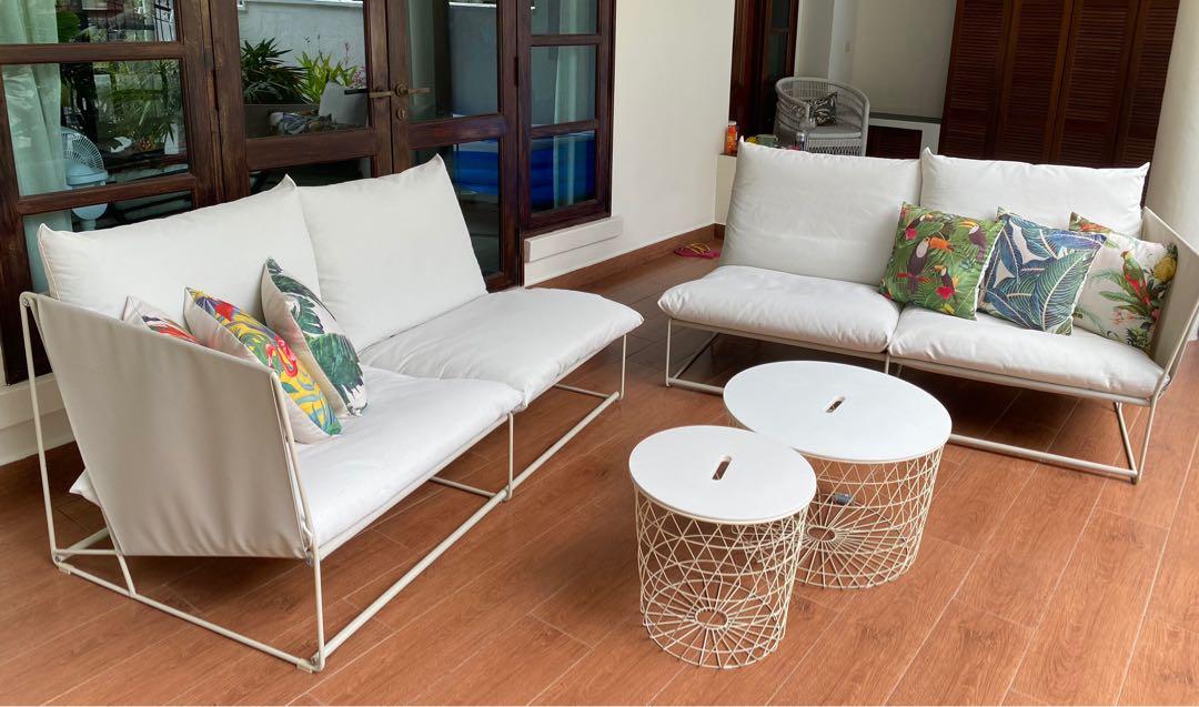 Plush cheap outdoor sofa