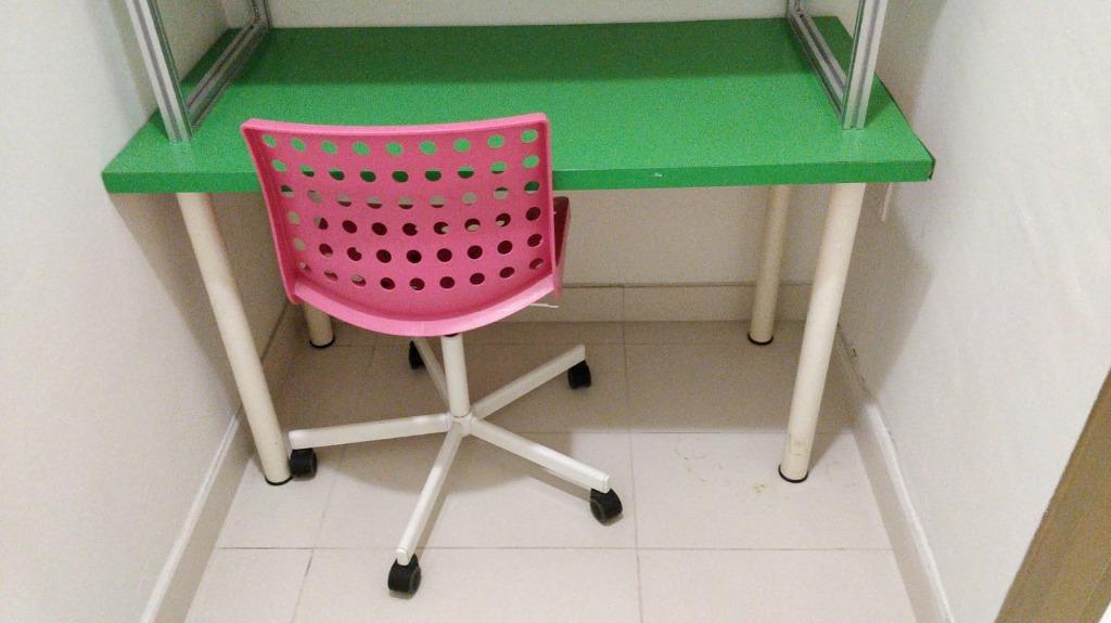 IKEA Study Table (Green), Furniture & Home Living, Furniture, Tables