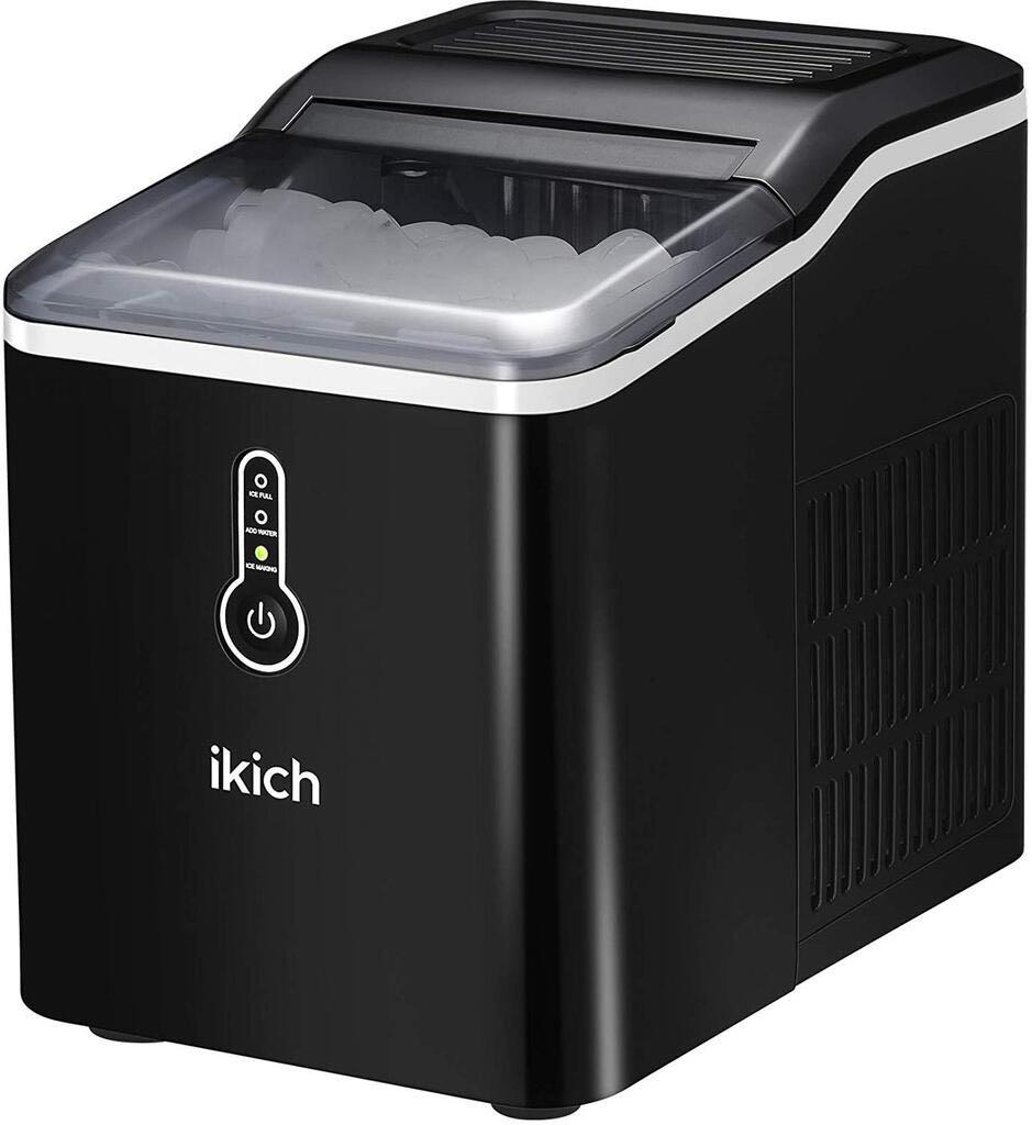 26lbs In 24Hrs Electric IKICH Ice Maker Countertop NEW Black Portable 26lbs In 24Hrs Electric IKICH Ice Maker Countertop NEW Black Portable