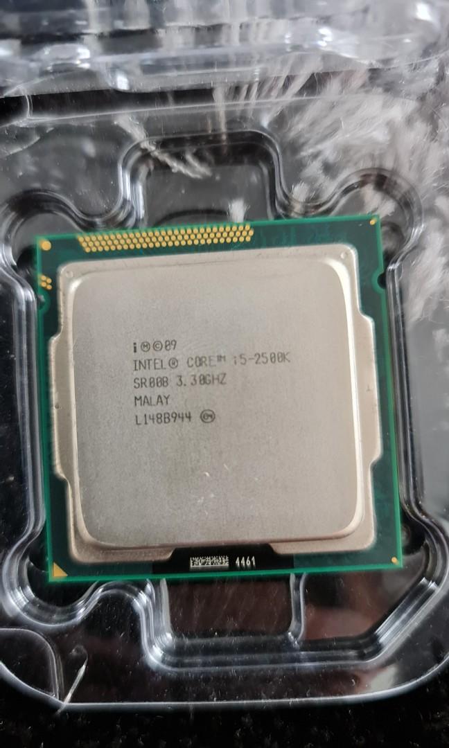 Intel Core I5 2500k Processor 3 3ghz Socket Supported Lga1155 Electronics Computer Parts Accessories On Carousell
