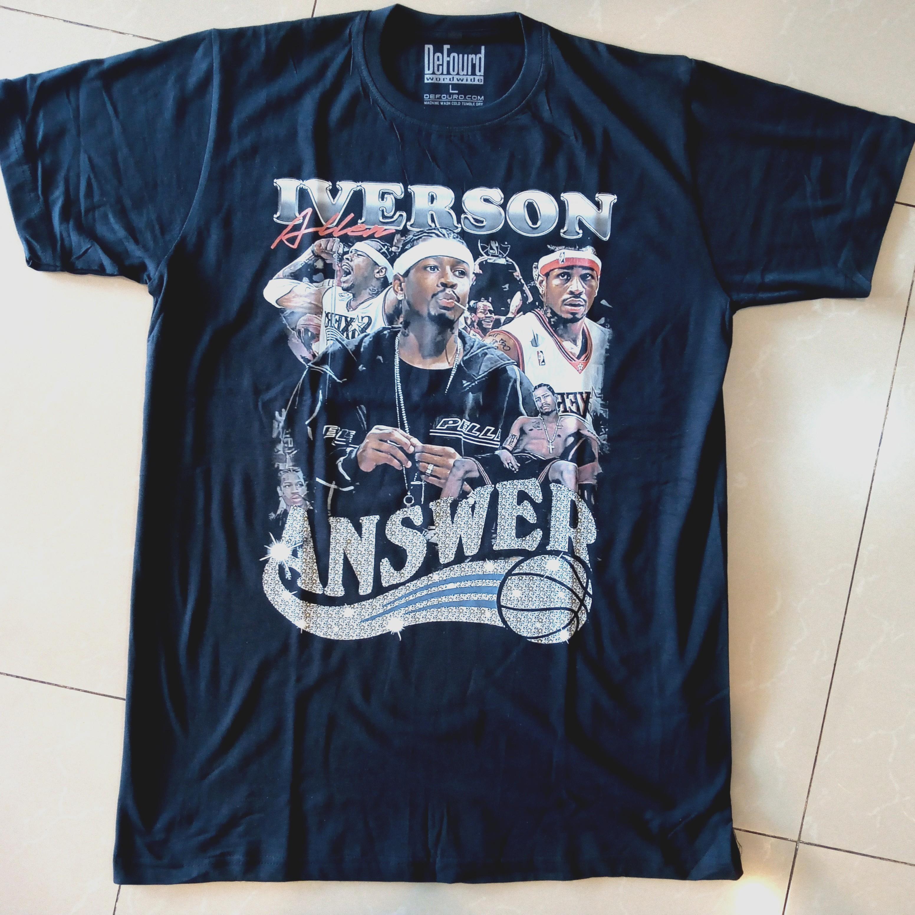 RAP TEE | ALLEN ANSWER IVERSON T-SHIRT 