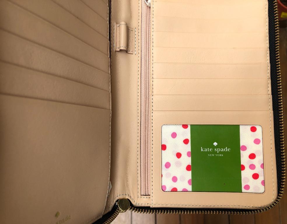 Kate Spade Kate Spade Wellesley Zip Travel Wallet in Black