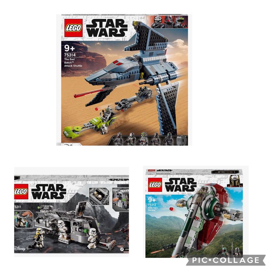 Lego 75311 75312 75314 starwars 