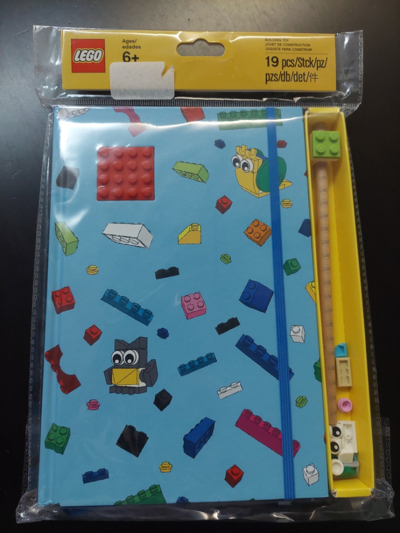 Lego notebook with studs 2018 2025