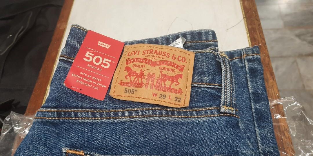 Levi's 505 regular stretch fit jeans for men, Men's Fashion, Bottoms, Jeans  on Carousell