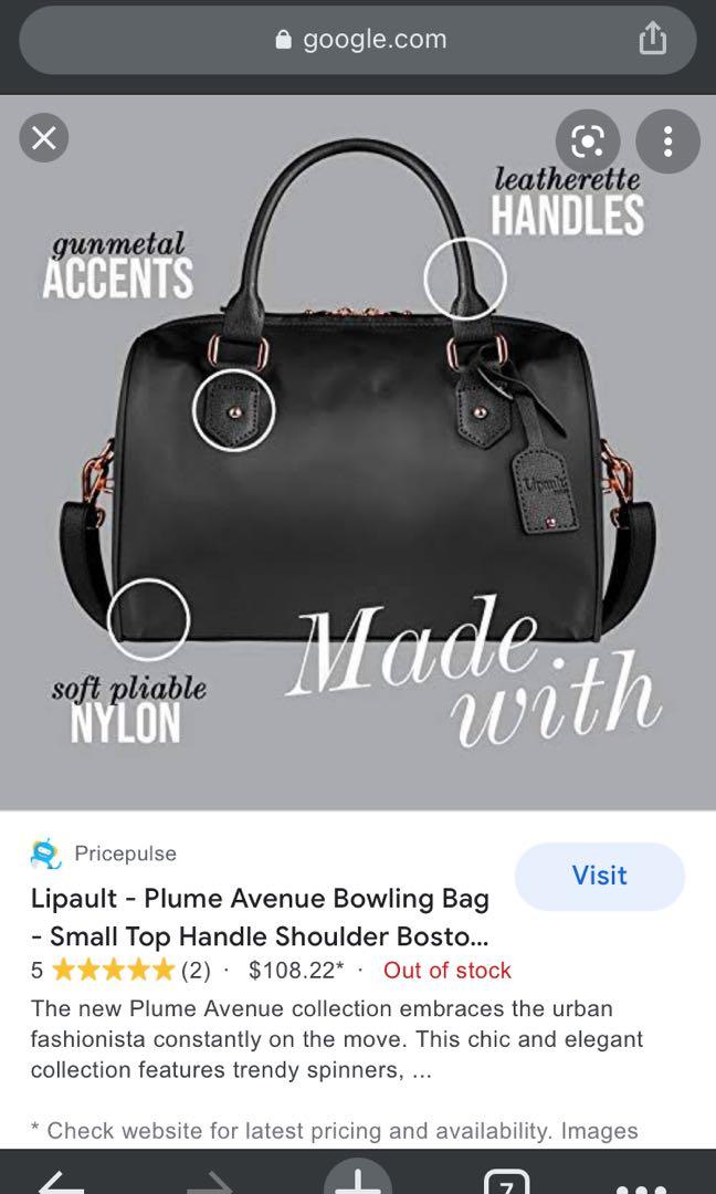 Lipault plume avenue 2025 bowling bag