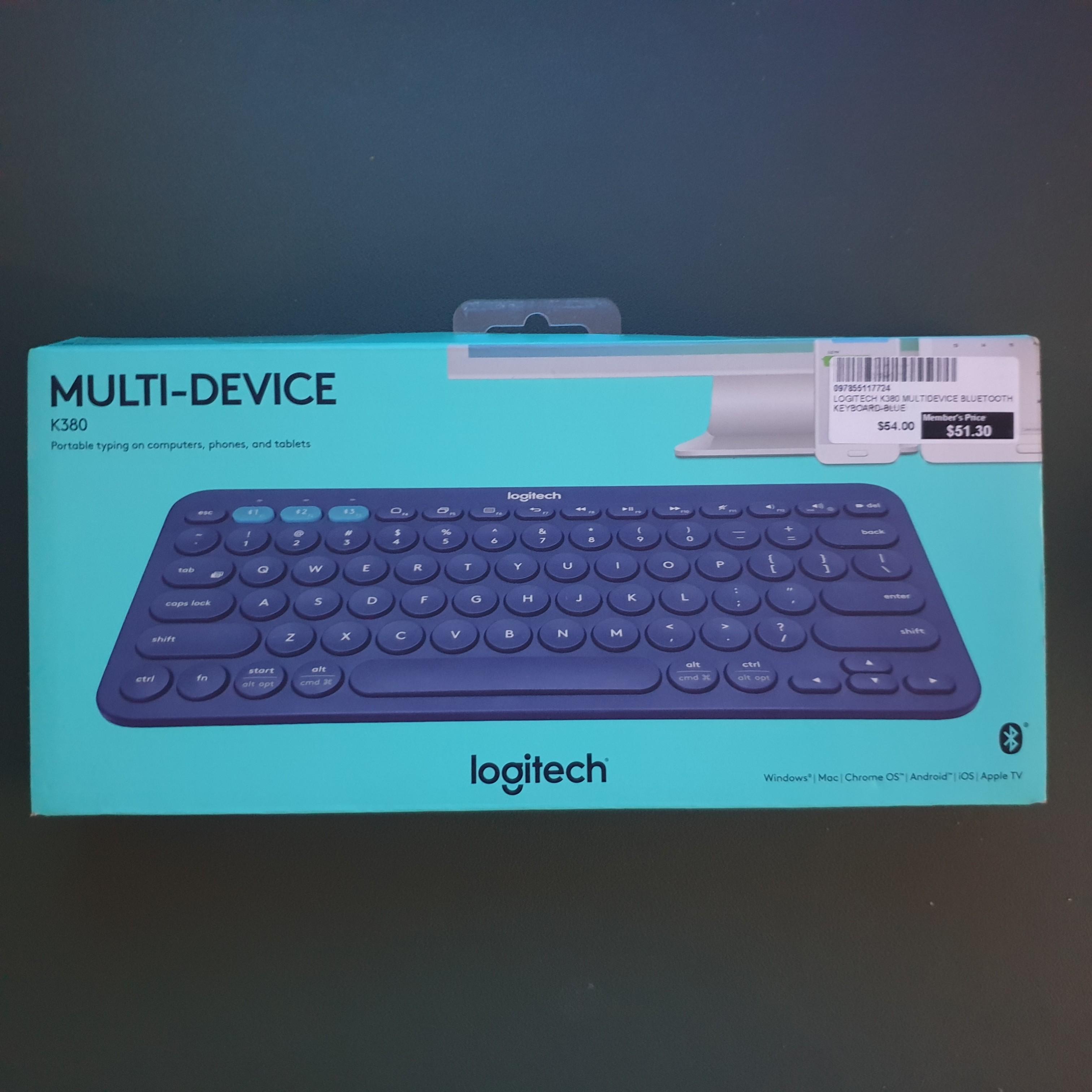 Logitech k380 keyboard bluetooth wireless, Computers & Tech, Parts ...