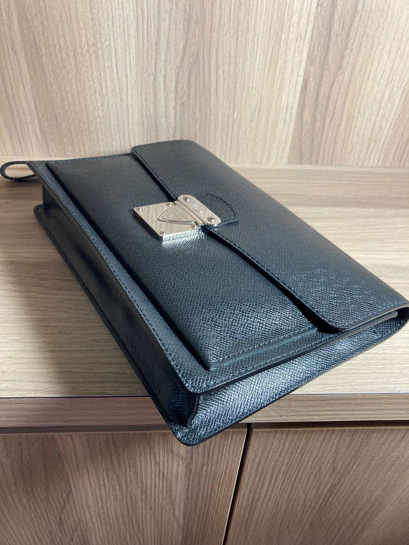 Louis Vuitton Authentic TAIGA Leather grey Ardoise Coin Purse Wallet Auth LV