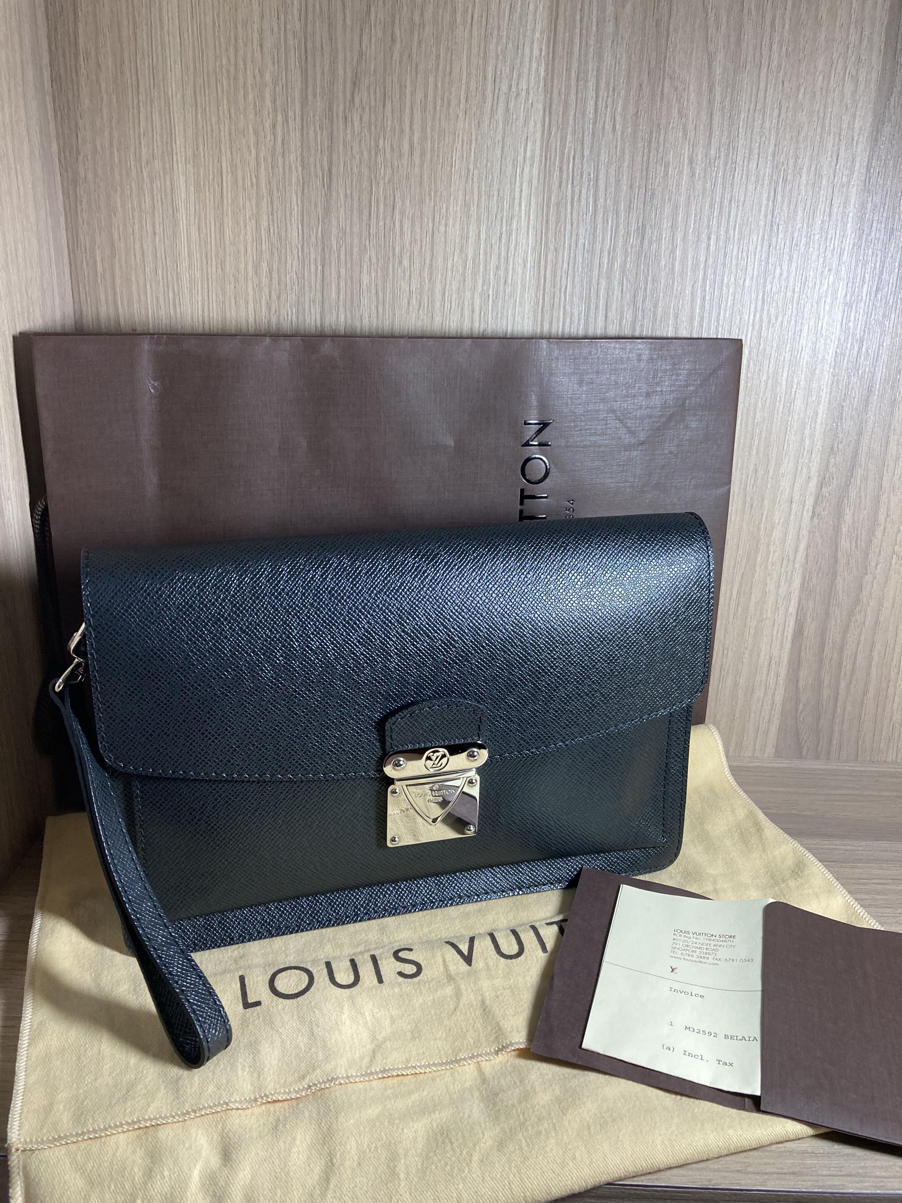 Louis Vuitton Taiga Belaia Clutch Bag