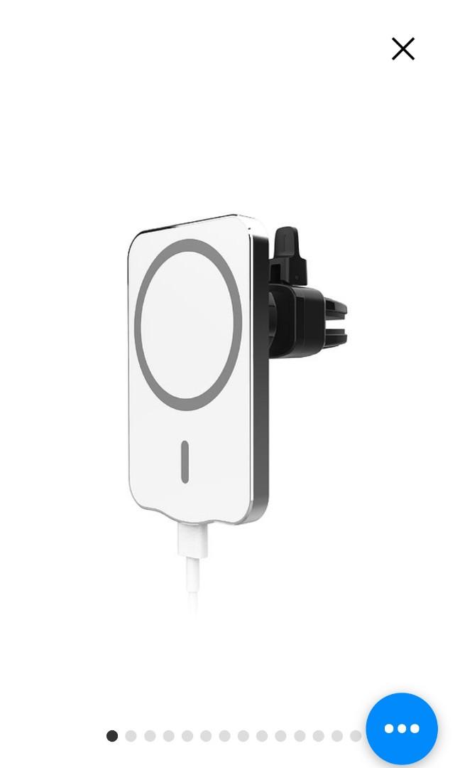 Magsafe 15w Qi 磁吸無線快速車用充電器 Iphone 專用 電子產品 其他 Carousell