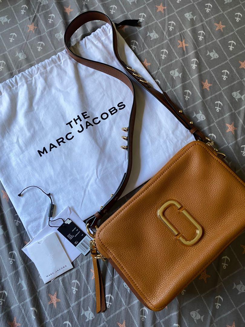 Marc Jacobs The Softshot 27 Crossbody Bag - Brown In Acorn Multi