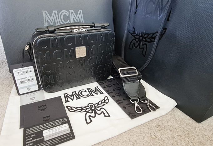 Mcm sales monogram crossbody
