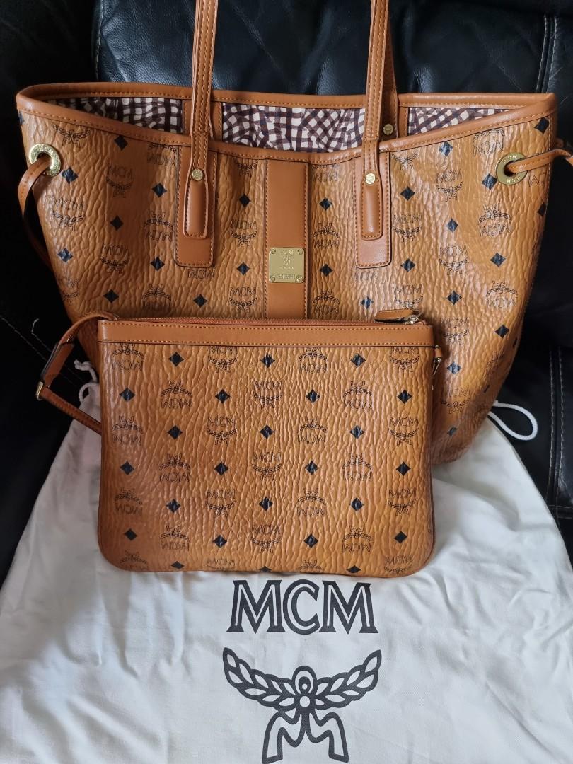 MCM Reversible Tote Bag Women s Fashion Bags Wallets Tote
