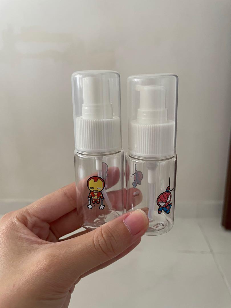 MINISO Marvel 8 pieces Travel kit Bottle Set, Furniture & Home Living