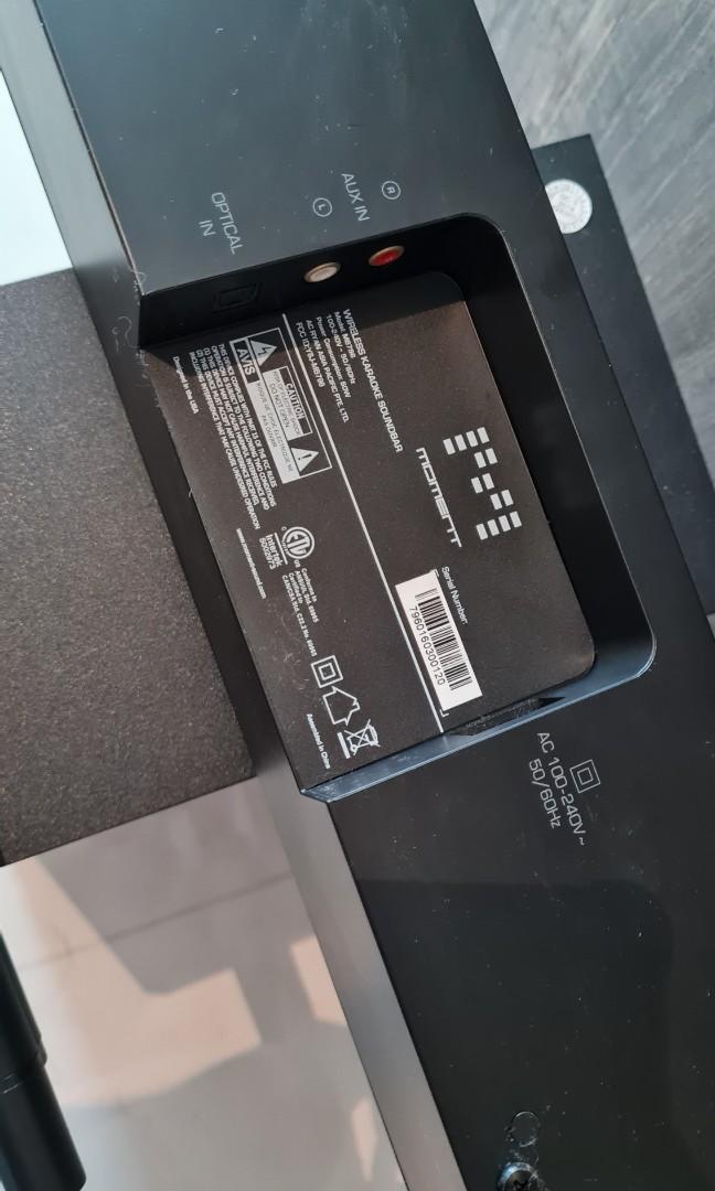 Moment Wireless Karaoke Soundbar (MB796), Audio, Soundbars, Speakers