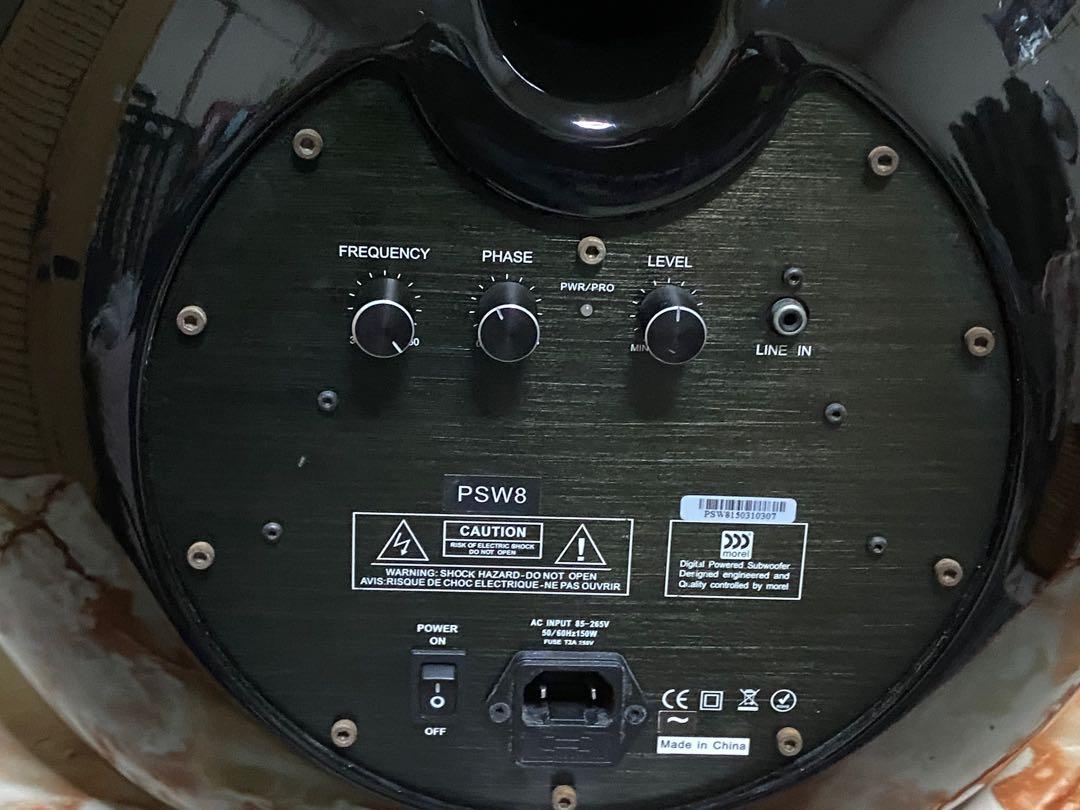 Morel HighEnd Subwoofer ( PSW8), Audio, Soundbars, Speakers