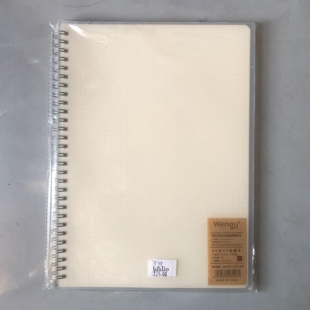 Mujiinspired Dotted Notebook, Hobbies & Toys, Stationary & Craft