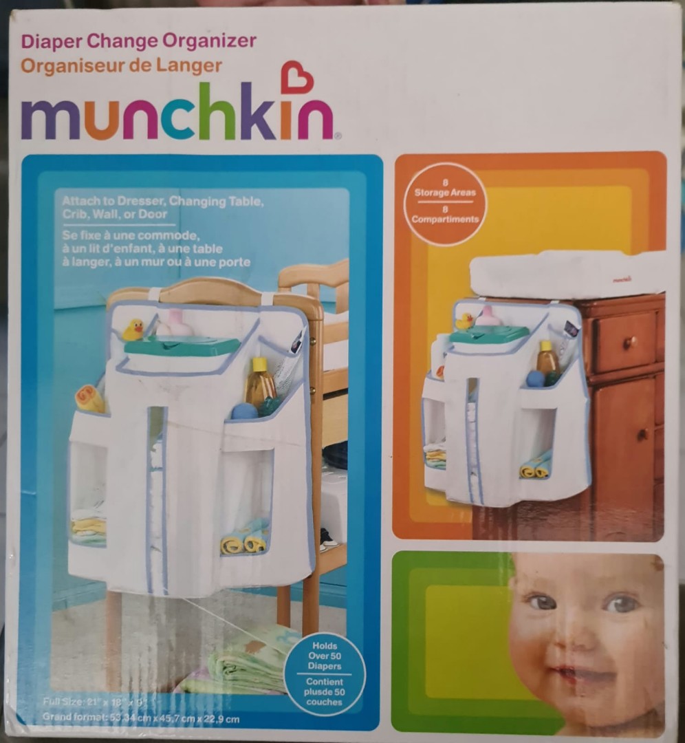 munchkin changing table organizer