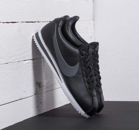 Classic cortez shingled leather grey