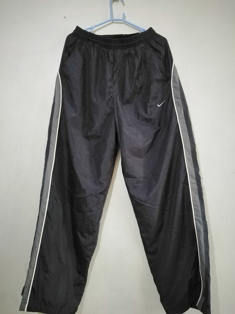 Y2K Nike track pants vintage black/pink
