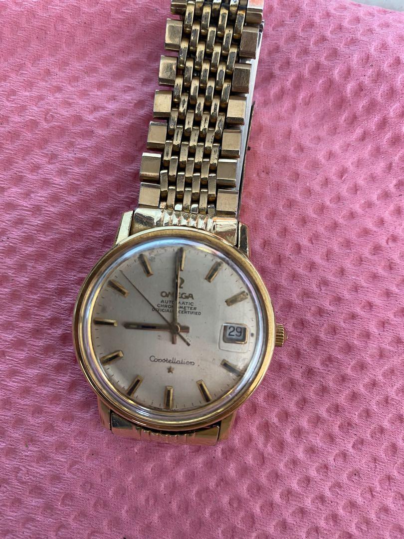 omega constellation vintage watch, Men 
