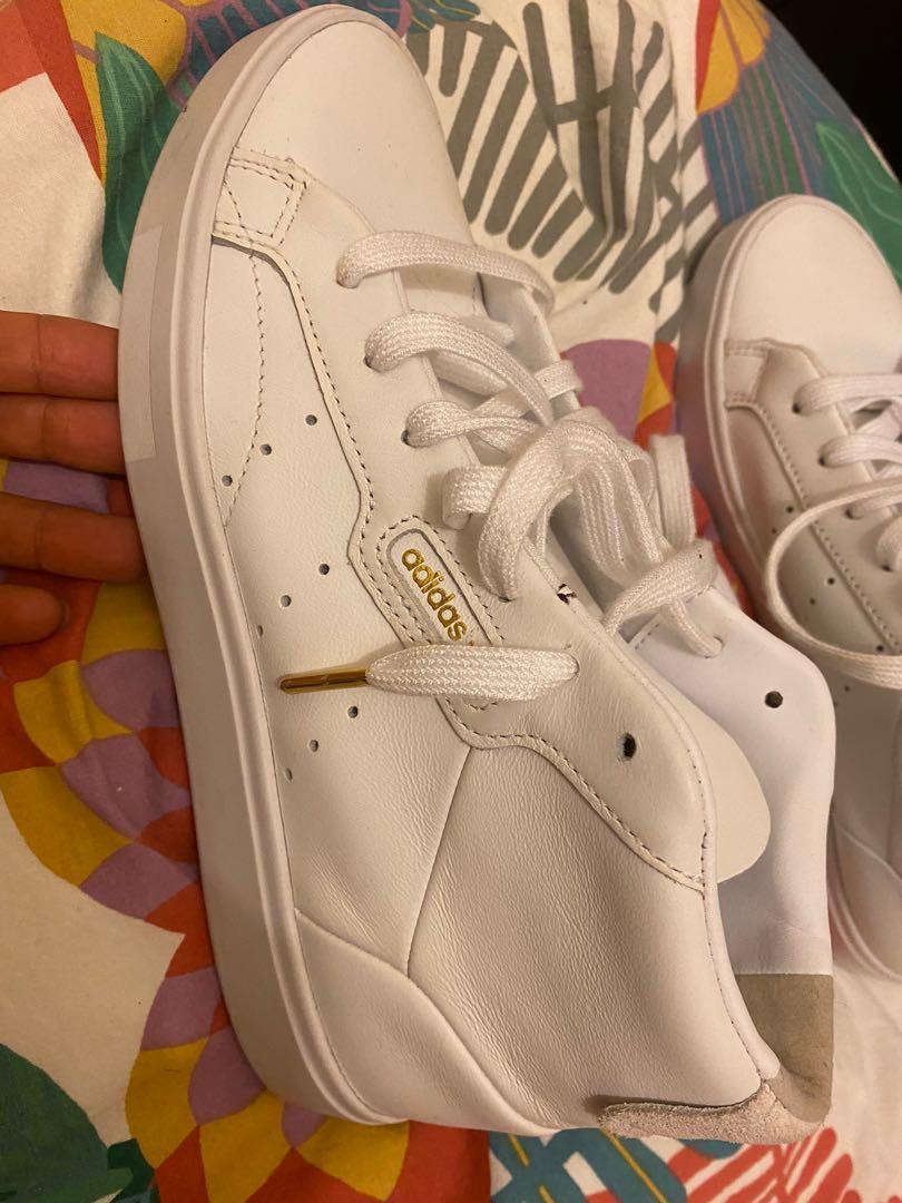 Original Adidas size 36 and half or 37. Used few times only