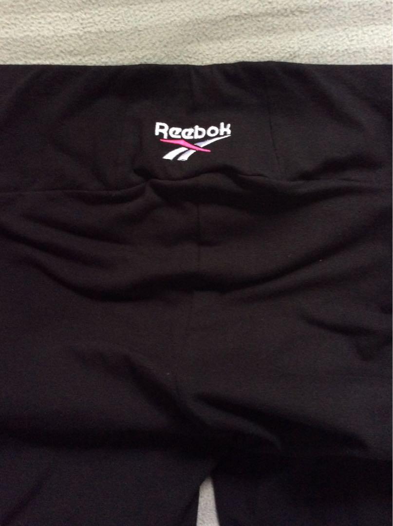 Reebok logo leggings best sale