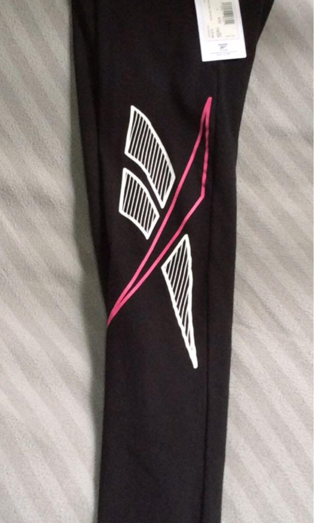Reebok logo outlet leggings