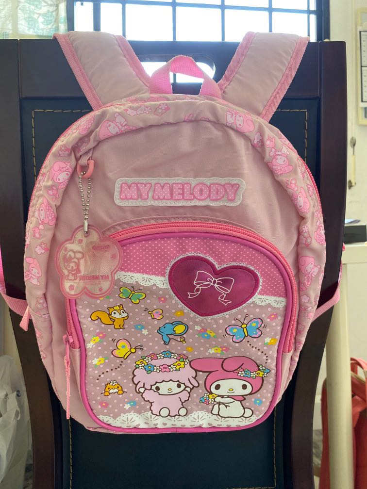 Original Sanrio my melody backpack for little girls, Women's Fashion
