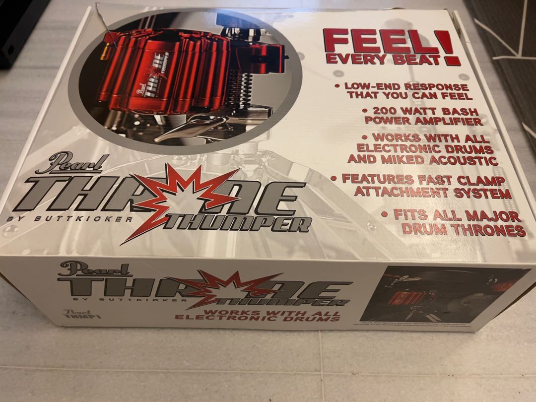 Pearl Throne Thumper ButtKicker Sim Racing, Hobbies & Toys, Music