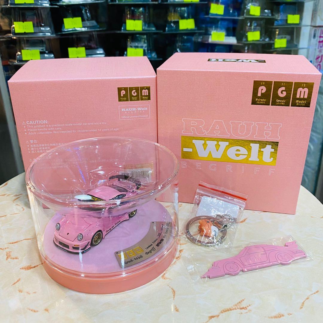 PGM 1/64 Die-Cast Fully Open Model Car RWB 930 Pink Luxury